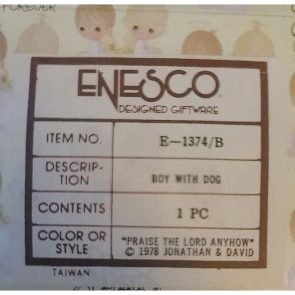 A Boy & His Dog Porcelain Figurine Jonathan & David 1978 - Picture 10 of 11